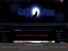 Tablet Screenshot of gothicdream.eu
